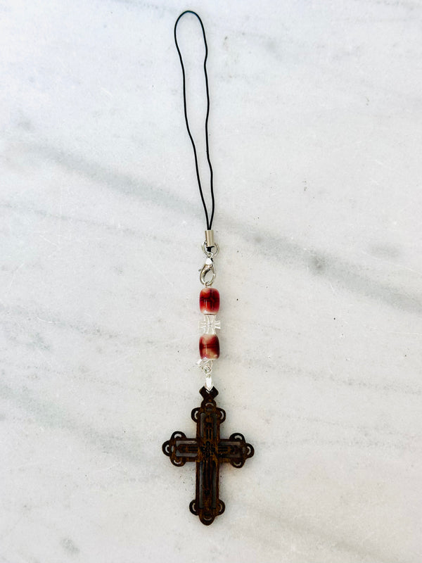Hanging Cross Car Pendant
