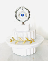 Greek Wishes Marble Decor with Meander & Mati