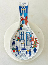 Greek Island Spoon Holder and Bowl
