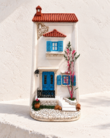Large Ceramic Greek Island House Decor