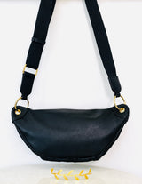 Meander Embossed Crossbody Bag