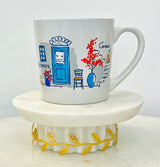 Large Donkey and Cat Mug with Interior Design