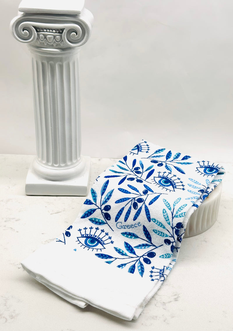 Olive Branch and Mati Tea Towel