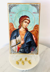 Archangel Michael Turquoise Icon