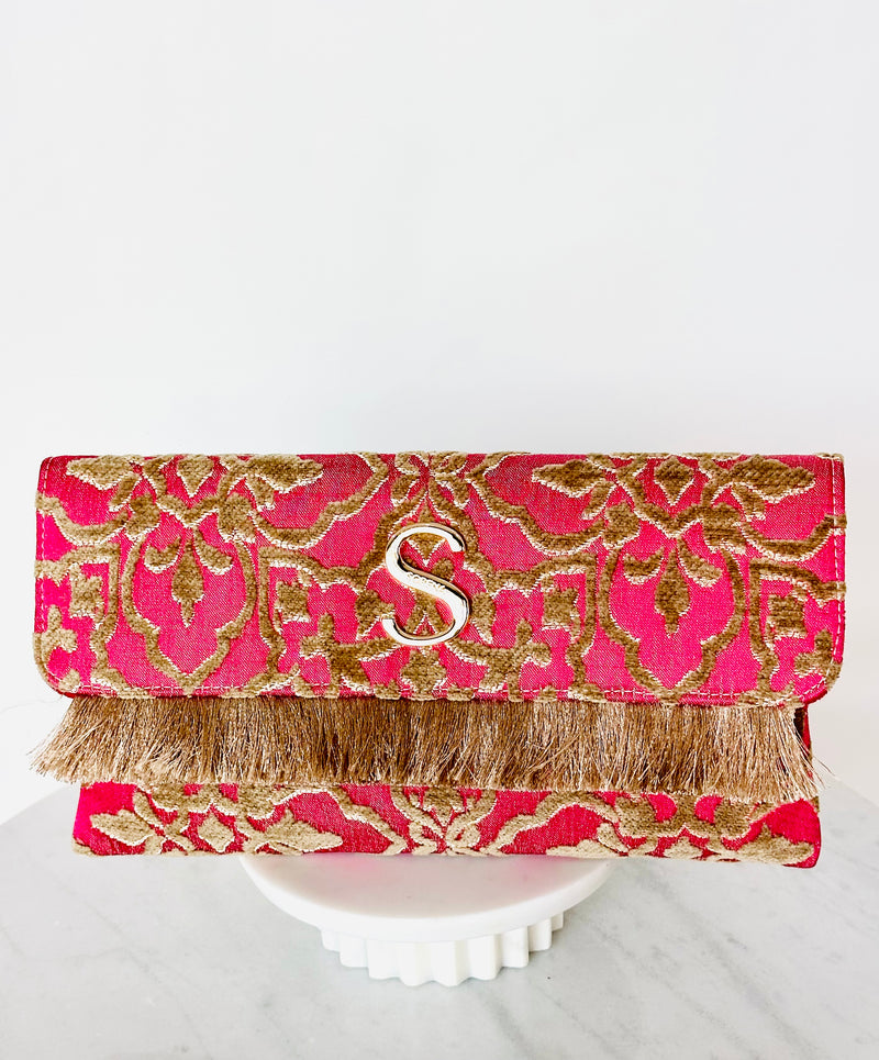 Pink Gold Design Sorena Clutch