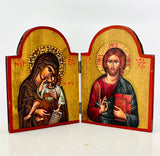 Panayia & Jesus Book Icon - Gold