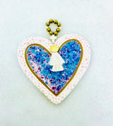 Ceramic Heart Decor - Pink & Blue