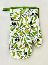 Olive Mati Pot Holder and Oven Glove