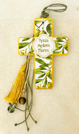 Greek Wishes Cross