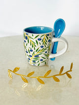 Mati and Olive Espresso Mug with Spoon