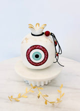 Red & White Mati Pomegranate - Medium