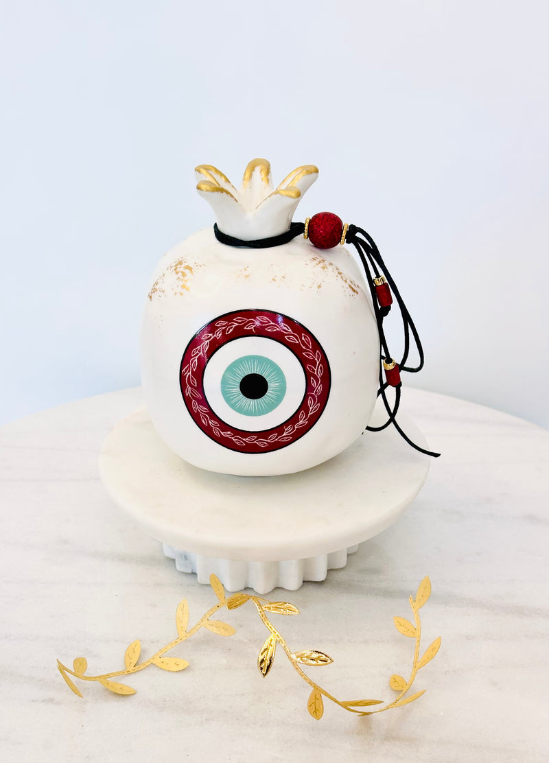 Red & White Mati Pomegranate - Medium