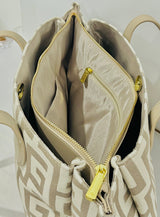Meander Tote Bag - Sand
