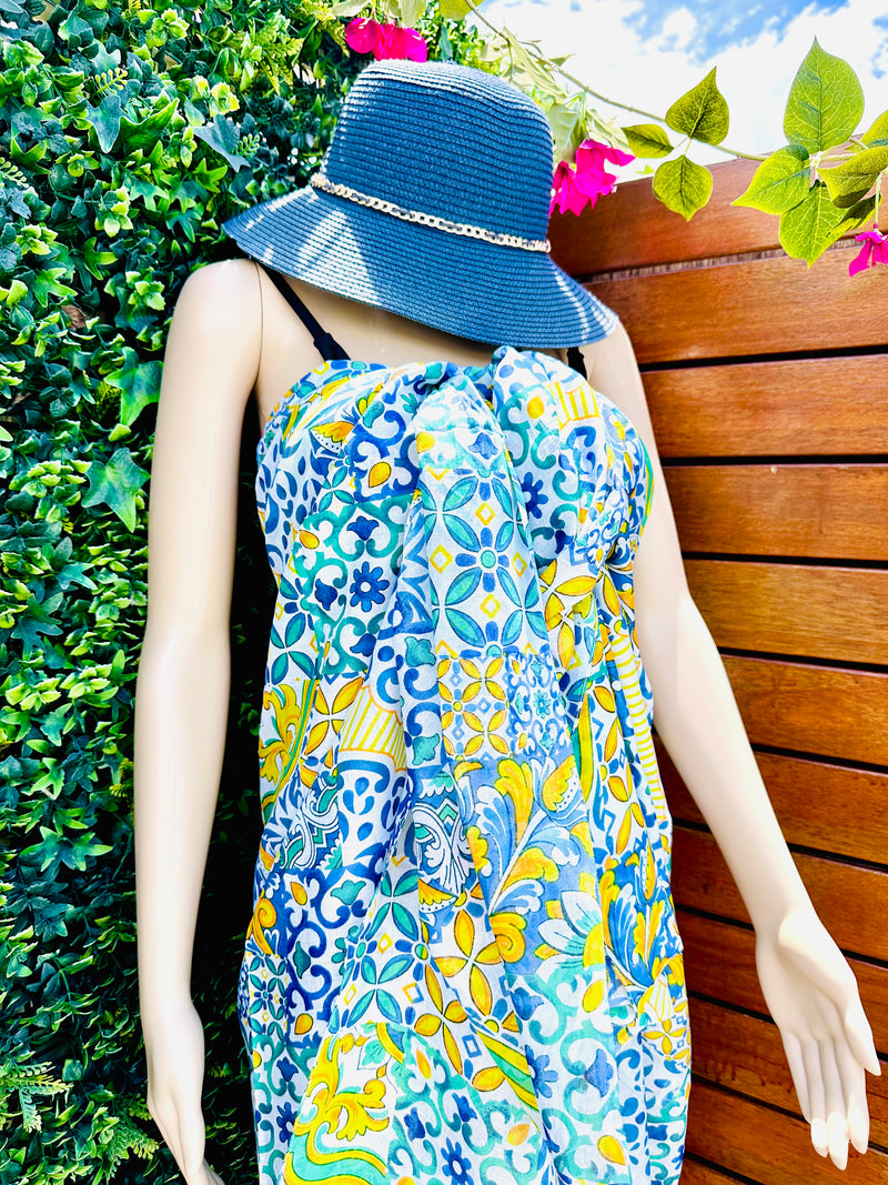 Mediterranean Lemons Sarong