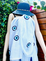 White Mati Beach Sarong