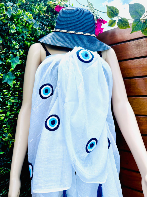 White Mati Beach Sarong