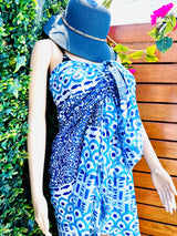 Mediterranean Blue Sarong