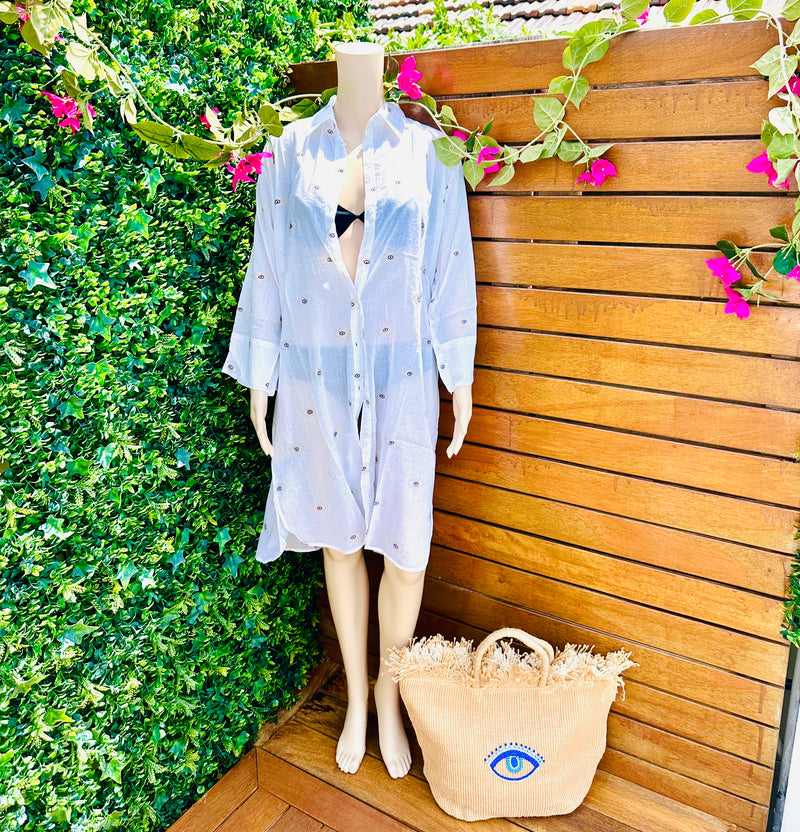 Classic Mati Beach Shirt Kaftan