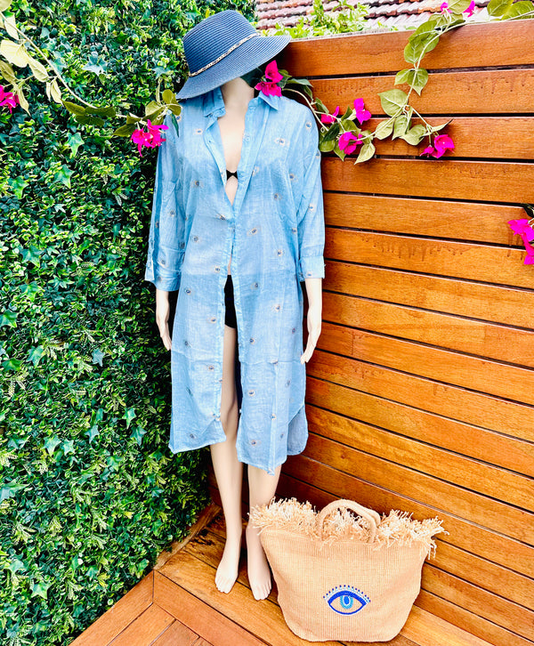 Classic Mati Beach Shirt Kaftan