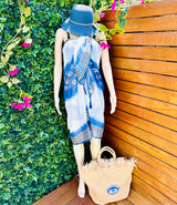 Greek Key Mati Sarong