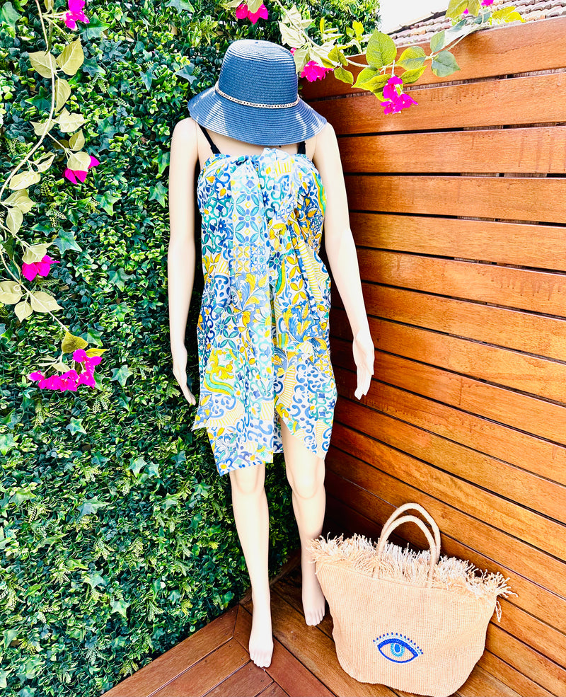 Mediterranean Lemons Sarong