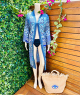 Mediterranean Blue Kimono