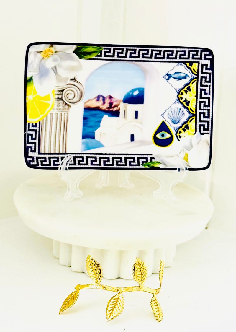 Mediterranean Ceramic Trinket Tray