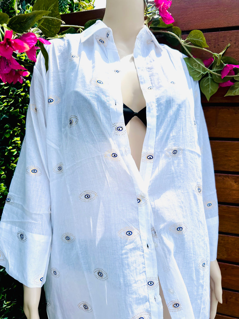 Classic Mati Beach Shirt Kaftan