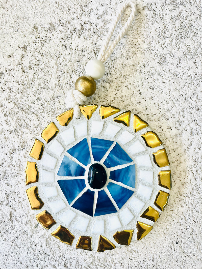 Handcrafted Mosaic Gold Mati