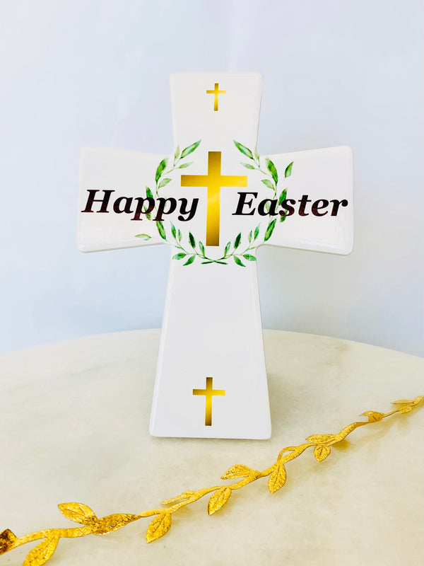 Happy Easter Cross Tile