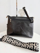 Handmade Greek Leather Bag - Black