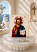 Jesus Marble Icon - PRE-ORDER