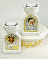 Panayia & Jesus Incense Burner Tealight - Dual Purpose