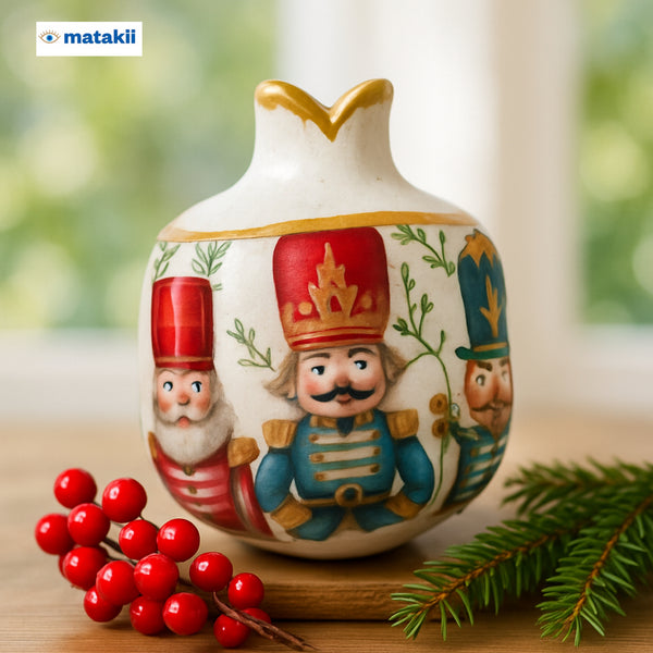Nutcracker Christmas Pomegranate Small - PRE-ORDER