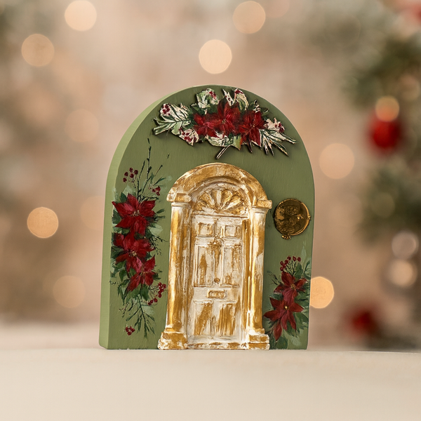 Green & Gold Greek Door - PRE-ORDER