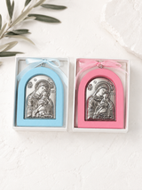 Kids Silver Panayia & Jesus Icon