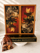 Spartan Warrior Handcrafted Backgammon Set - Small