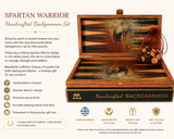 Spartan Warrior Handcrafted Backgammon Set - Small