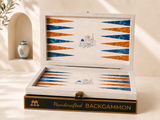 Greek Island Handcrafted Backgammon Set