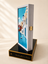 Aegean Blue Handcrafted Backgammon Set