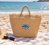 Boho Woven Mati Beach Bag