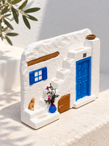 Ceramic Greek Island Stair Decor