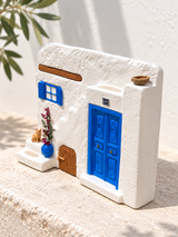 Ceramic Greek Island Stair Decor