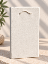 Handcrafted Blue & White Greek Door with Pot Plant