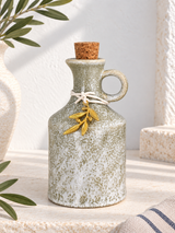 Green Olive Oil Dispenser - Olive Branch or Mati Decor