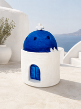 Handmade Santorini Ceramic Church