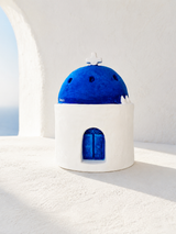 Handmade Santorini Ceramic Church