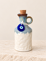 Blue/White Olive Oil Dispenser - Olive Branch or Mati Decor