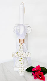 Bougainvillea Lambatha Easter Candle - Simply White