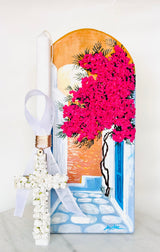 Bougainvillea Lambatha Easter Candle - Simply White